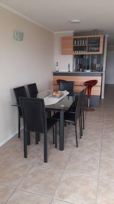 Depto Amoblado 6 Personas Piscina Vista Al Mar Primera Linea Apartamento
