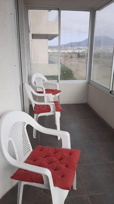 Depto Amoblado 6 Personas Piscina Vista Al Mar Primera Linea Apartamento La Serena