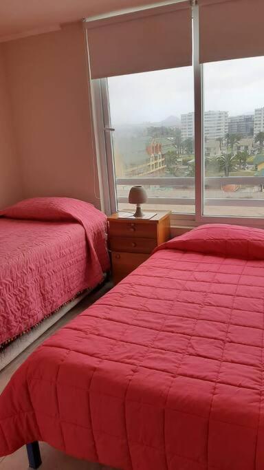 Depto Amoblado 6 Personas Piscina Vista Al Mar Primera Linea Apartamento