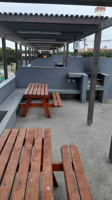 Depto Amoblado 6 Personas Piscina Vista Al Mar Primera Linea Apartamento